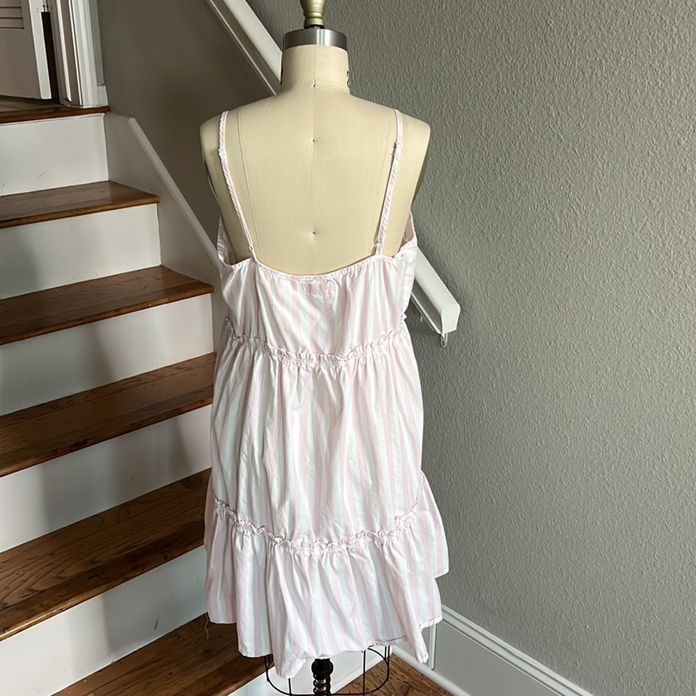 Saint & Abel Pink Braddock Stripe Babydoll Chemise​​​​​​​​​ - Picture 5 of 8